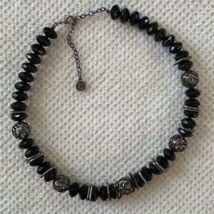 Napier Black Onyx Beaded Necklace
